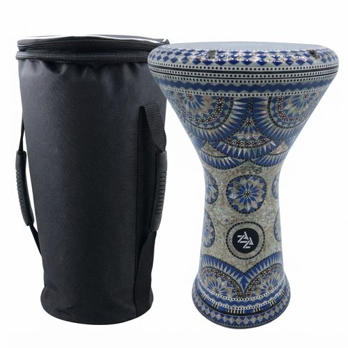17.5-inch Egyptian Mother of Pearl Darbuka
